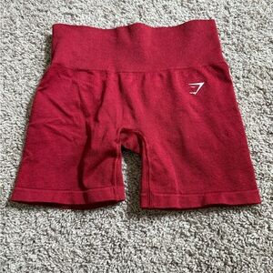 Gymshark Women's Red Bike Shorts